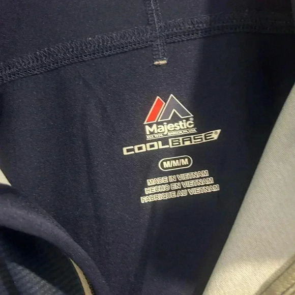 Men’s Majestic 1/4 Zip Lightweight Pullover Size Medium - Picture 4 of 4